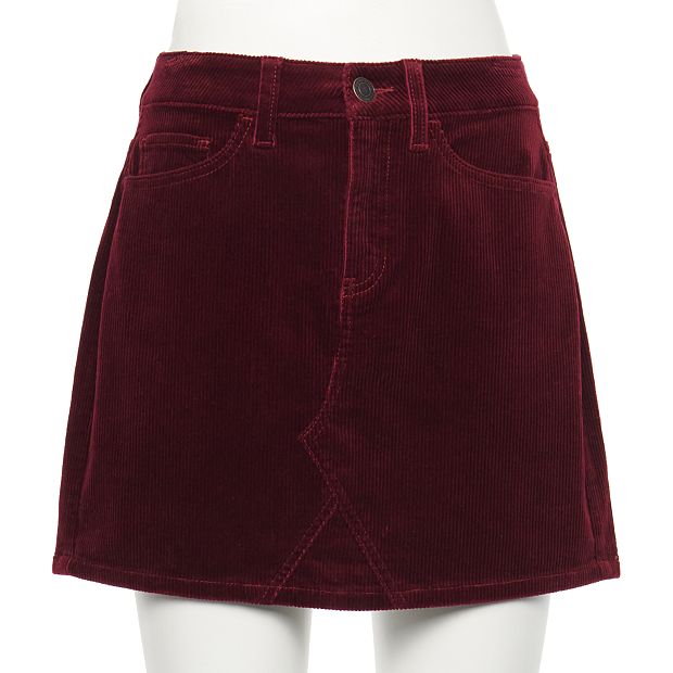 Corduroy on sale skirt kohls