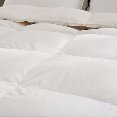 Dream On All Seasons White Goose Down Fiber Gusseted Comforter