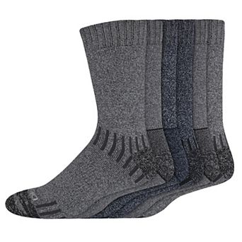 Men's Dickies 6-Pack Trekker Outdoor Moisture-Control Crew Socks