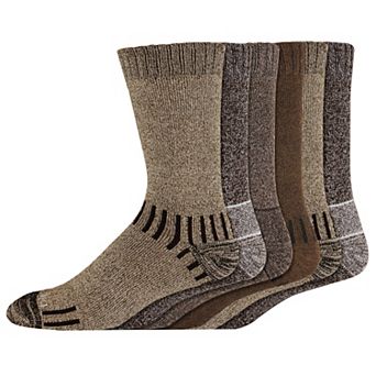 Men's Dickies 6-Pack Trekker Outdoor Moisture-Control Crew Socks