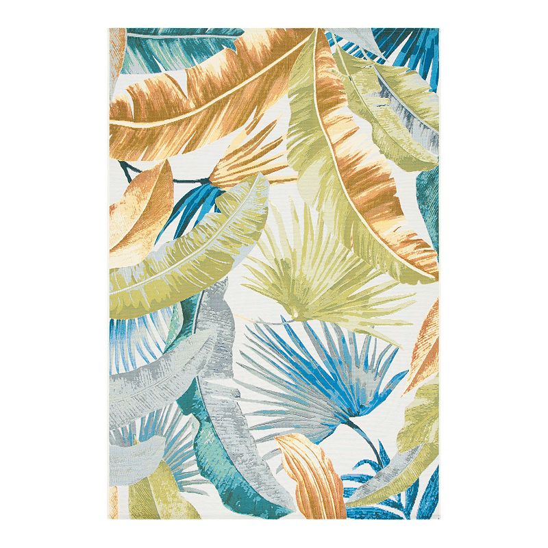 Safavieh Barbados Ella Indoor Outdoor Rug, Gold, 8X10.5 Ft