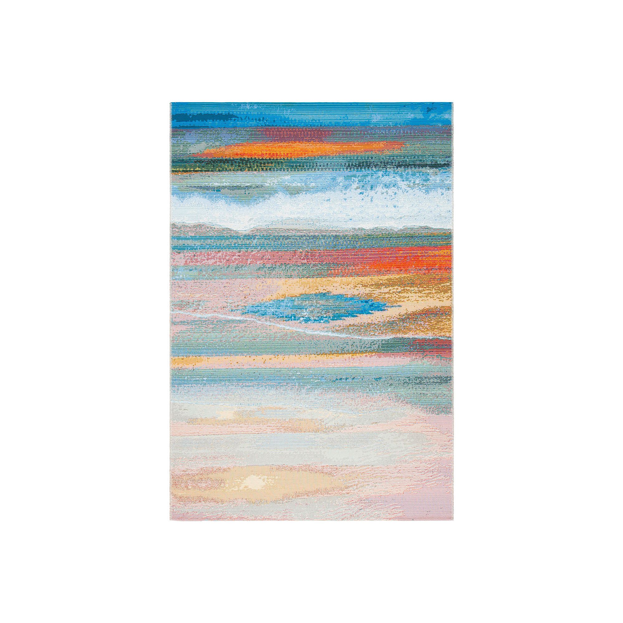 Safavieh Barbados Isla Indoor Outdoor Rug, Light Blue Pink