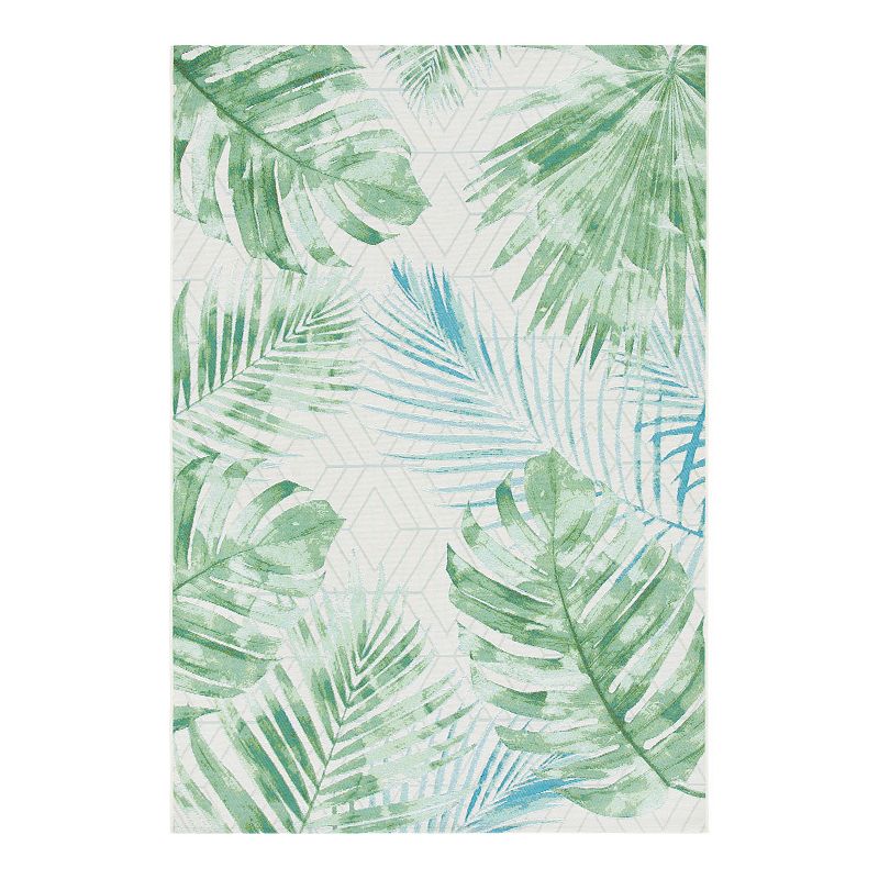 Safavieh Barbados Ivy Indoor Outdoor Rug, Green, 4X6 Ft
