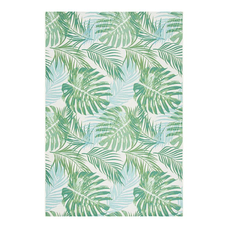 Safavieh Barbados Quinn Indoor Outdoor Rug, Green, 8X10.5 Ft