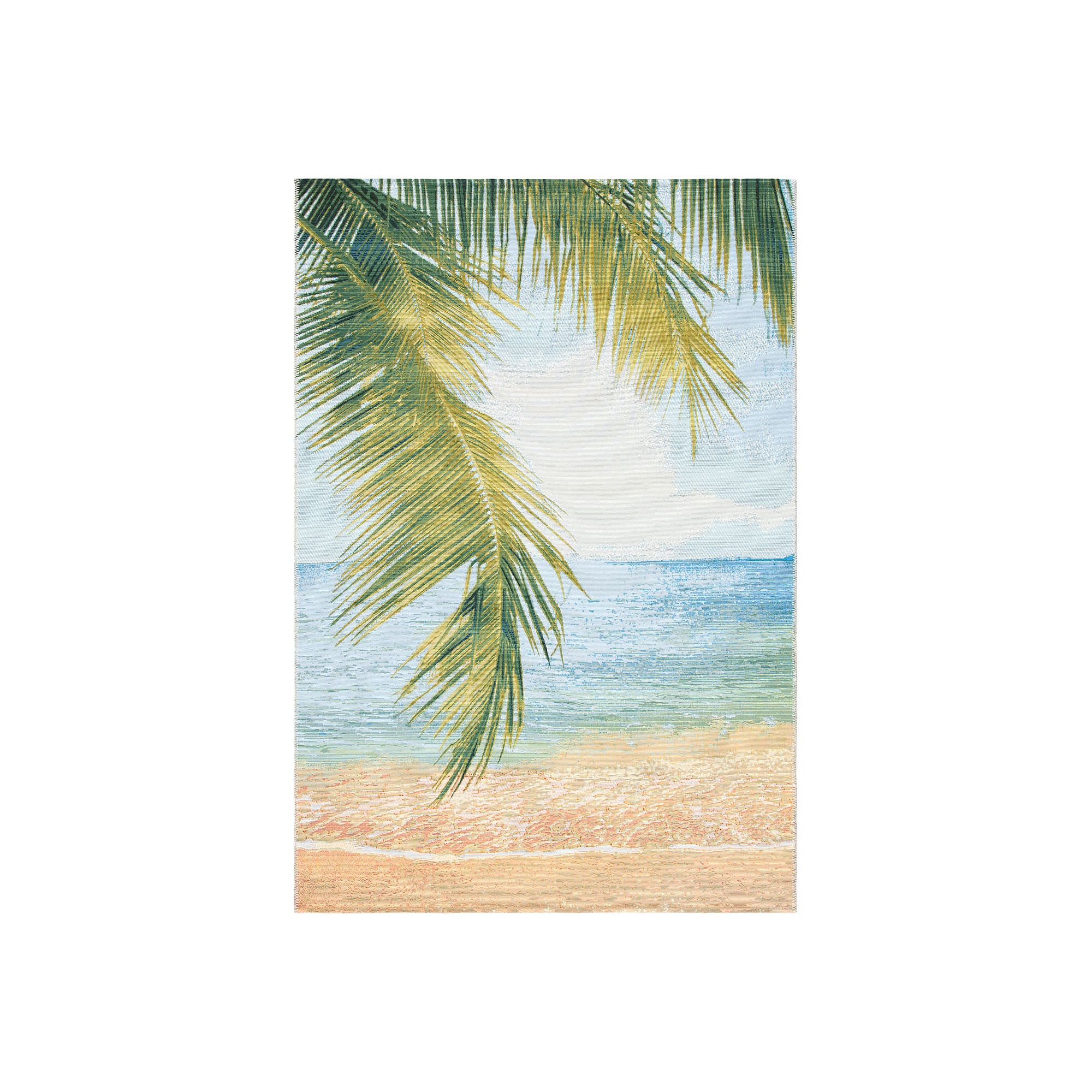 Safavieh Barbados Cora Indoor Outdoor Rug, Gold Blue