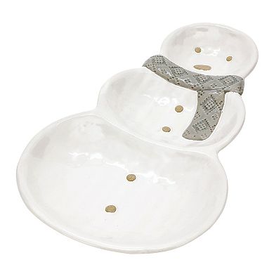 St. Nicholas Square® Snowman-Shaped Serving Tray