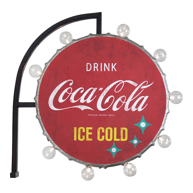 Vintage Inspired Coca Cola LED Marquee Wall Decor