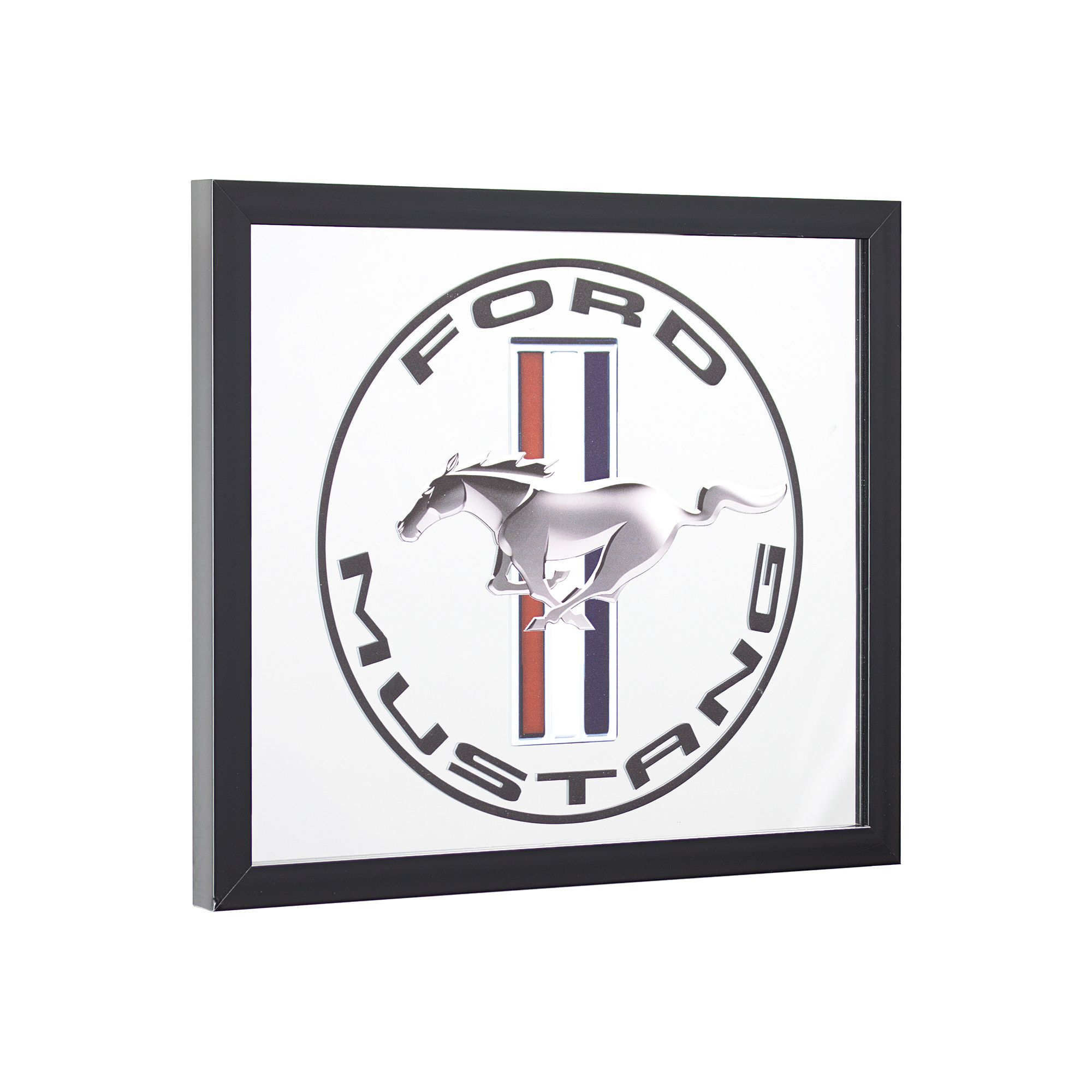 American Art Décor Ford Mustang Mirror Wall Decor, Black