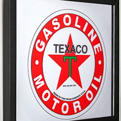 American Art Décor Texaco Gasoline Mirror Wall Decor