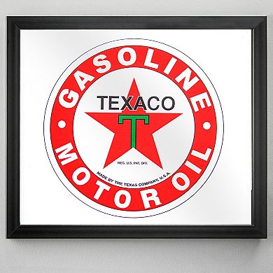 American Art Décor Texaco Gasoline Mirror Wall Decor