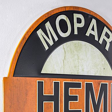 American Art Décor Mopar Hemi Garage Embossed Wall Decor