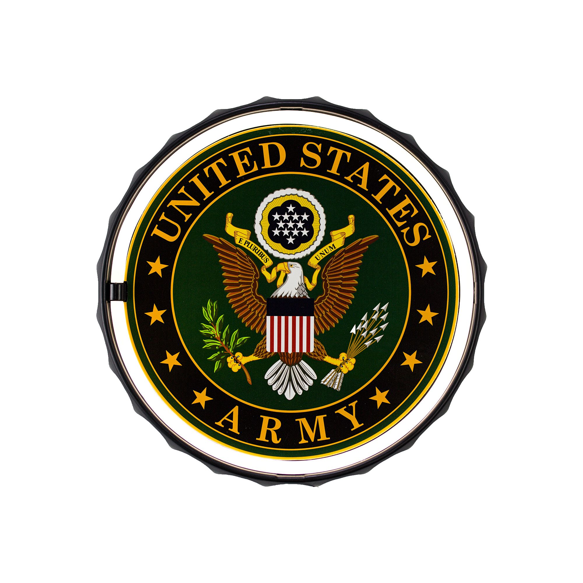 American Art Décor United States Army LED Wall Decor, Black