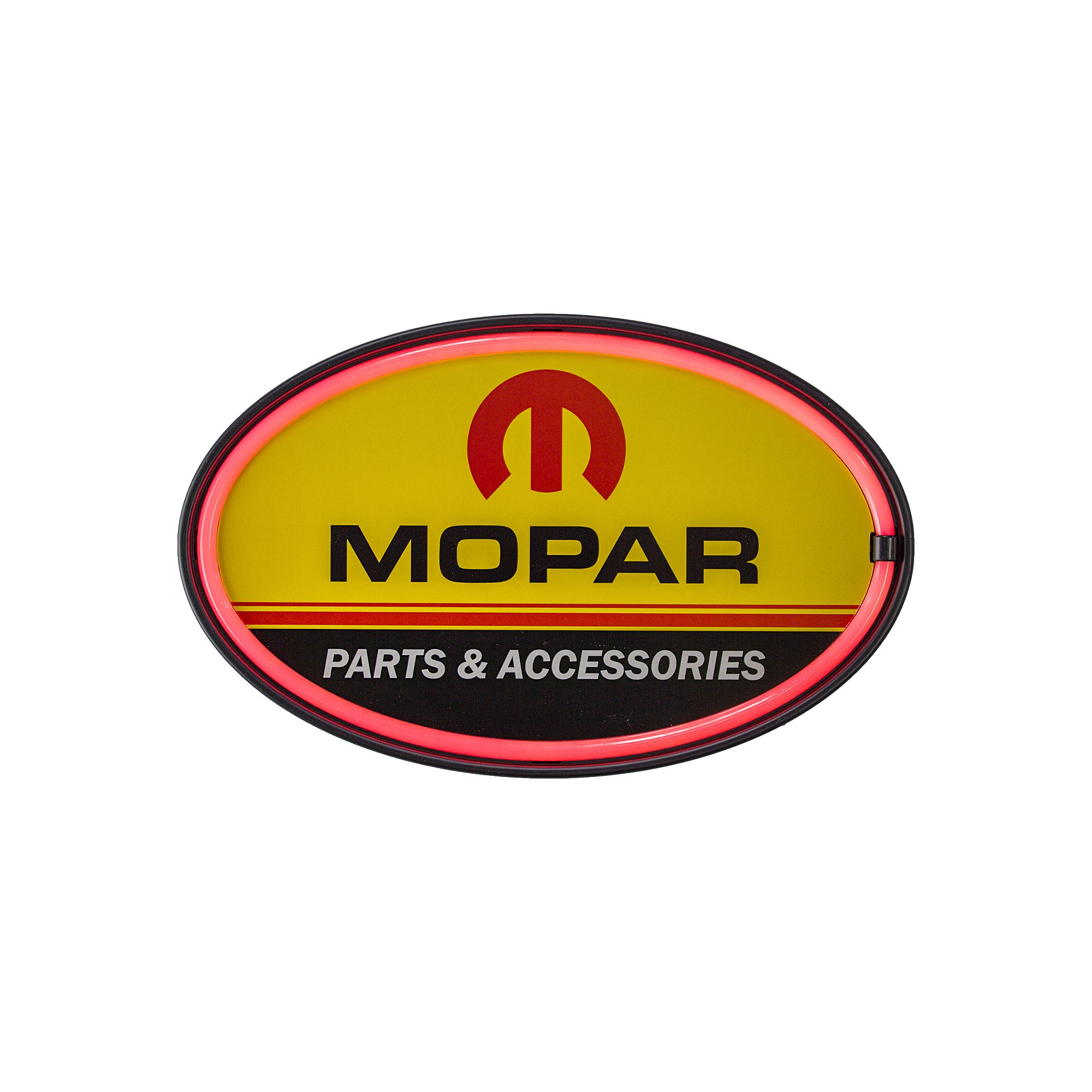 American Art Décor Mopar Chrysler Parts & Accessories LED Wall Decor, Blac