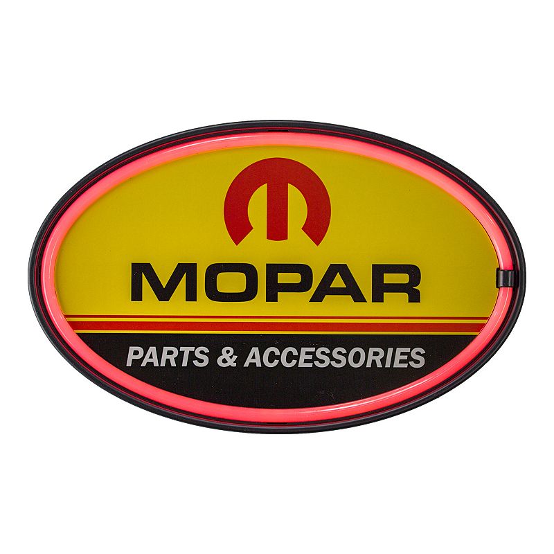 Mopar Chrysler Parts & Accessories LED Wall Decor, Black