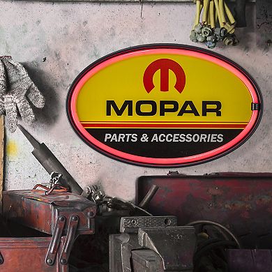 Mopar Chrysler Parts & Accessories LED Wall Decor