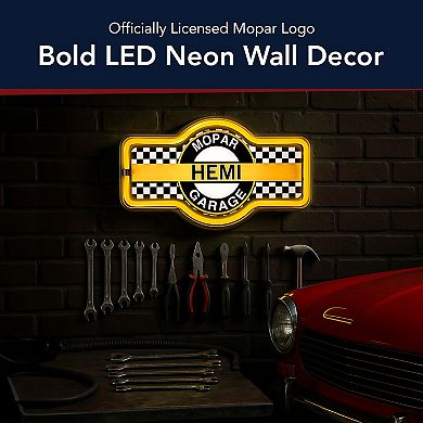 American Art Décor Chrysler Mopar Hemi Garage LED Wall Decor