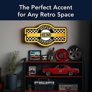 American Art Décor Chrysler Mopar Hemi Garage LED Wall Decor