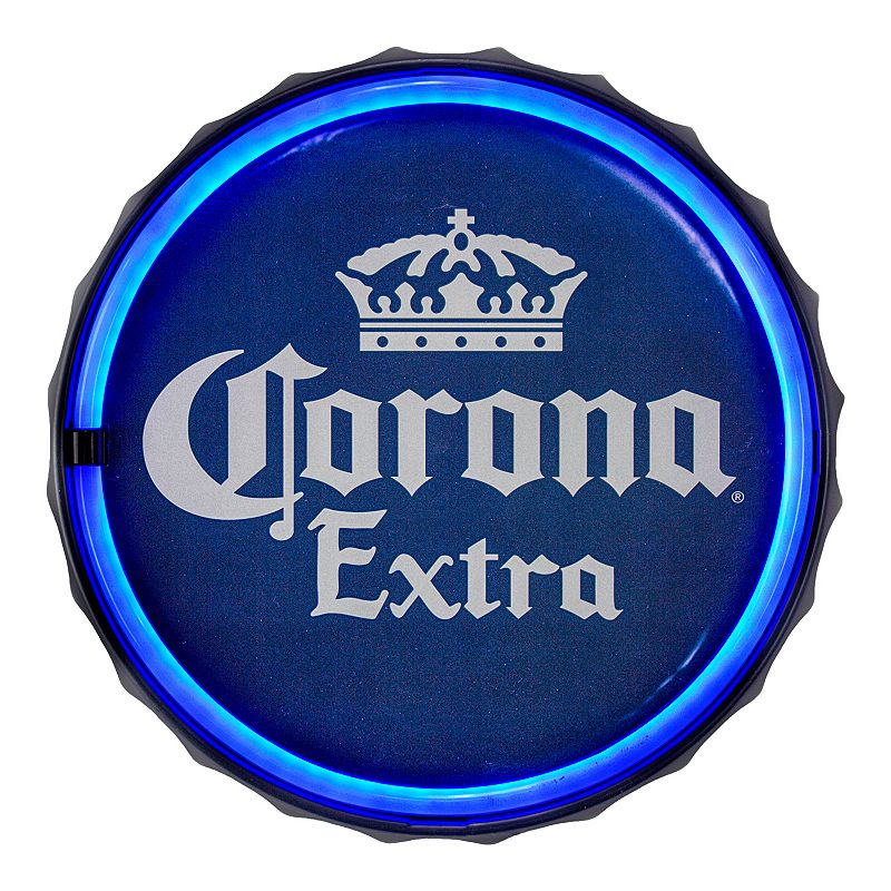 Corona Extra Beer LED Wall Decor, Blue, 12X12