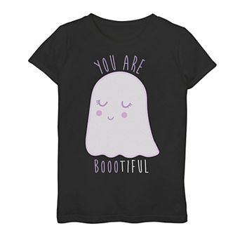 Girls 7-16 You Are Boootiful Ghost Halloween Graphic Tee