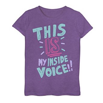 Girls 7-16 Fifth Sun Inside Voices Doodle Graphic Tee