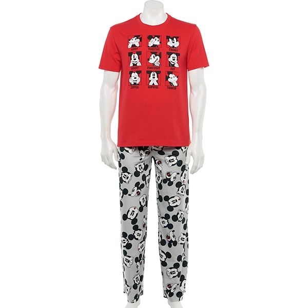 Mickey mouse mens discount pajamas