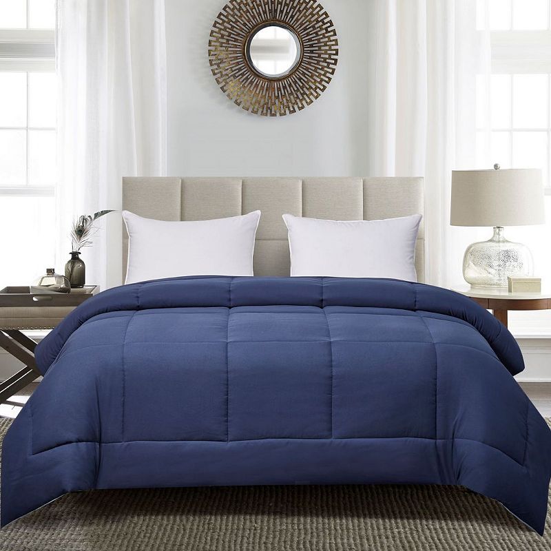 Royal Majesty Reversible Comforter, Blue, Twin