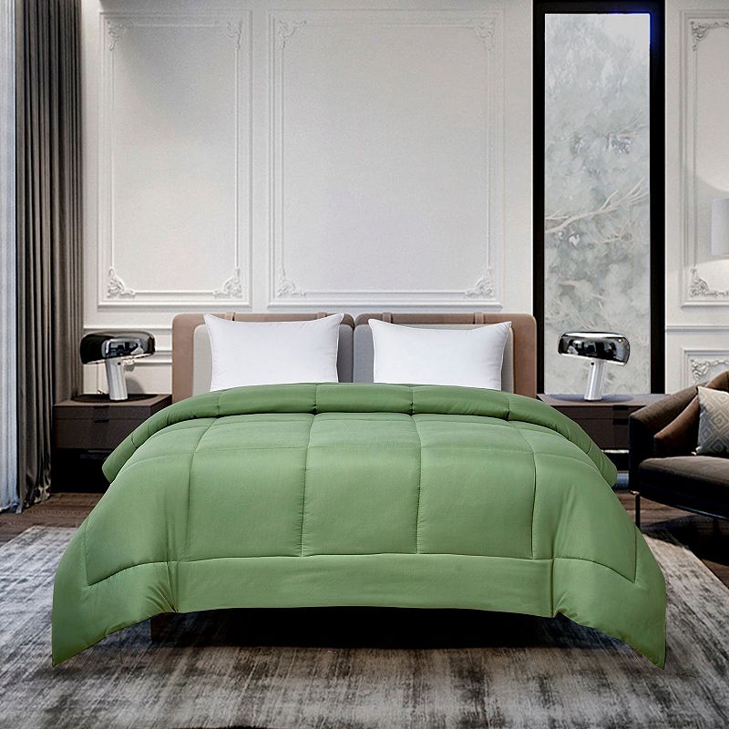 Royal Majesty Reversible Comforter, Green, Twin