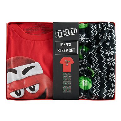 Men's M&M'S Holiday Boxed Pajama Set