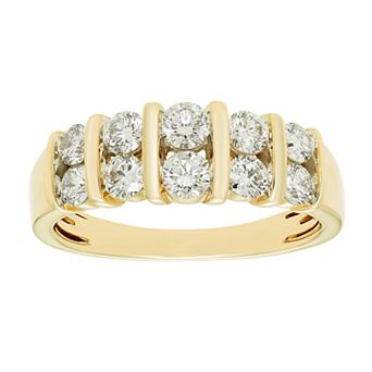 The Regal Collection 14k Gold 1 Carat T.W. Certified Diamond Band