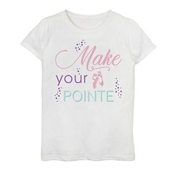 Girls 7-16 Make Your Pointe Ballet Graphic Tee