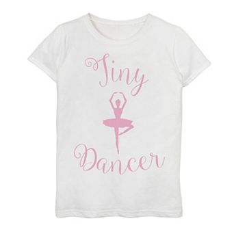 Girls 7-16 Tiny Dancer Ballerina Silhouette Graphic Tee