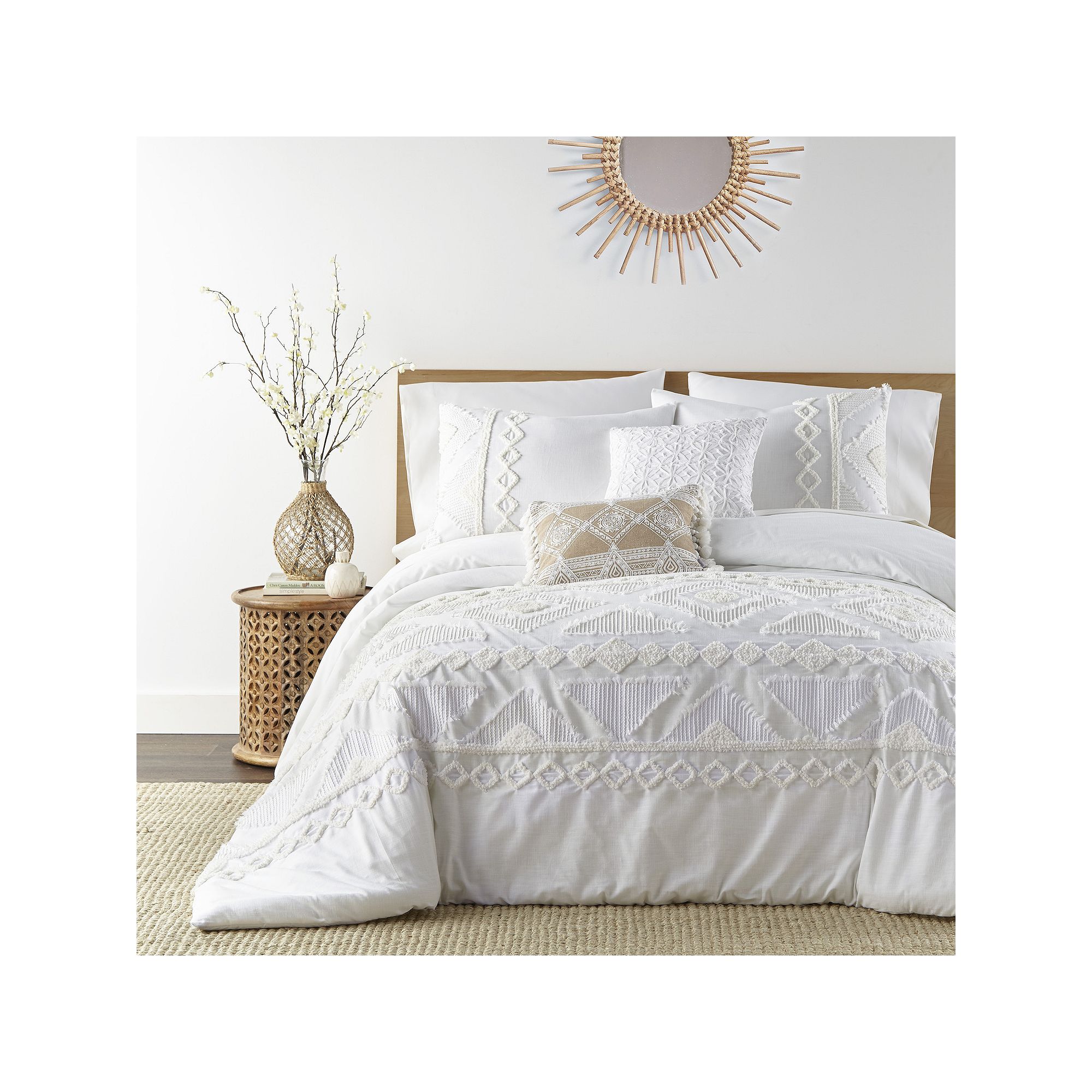 Levtex Home Harleson Duvet Cover Set, White