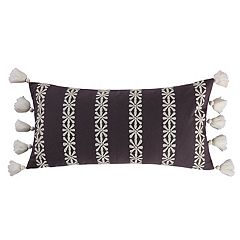 Moreno Red Crewel Tassel Pillow - Levtex Home