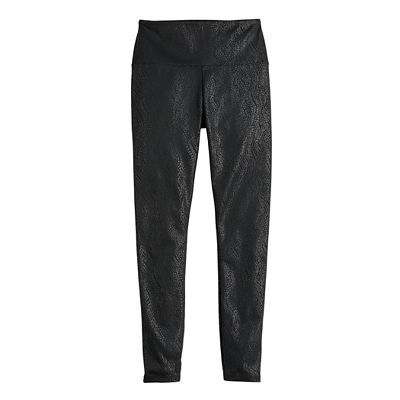 Women's Simply Vera Vera Wang High-Rise Faux Leather Shaping Women's Simply Vera Vera Wang High-Rise Faux Leather Shaping