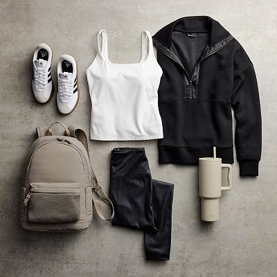 Women's Simply Vera Vera Wang High-Rise Faux Leather Shaping Women's Simply Vera Vera Wang High-Rise Faux Leather Shaping