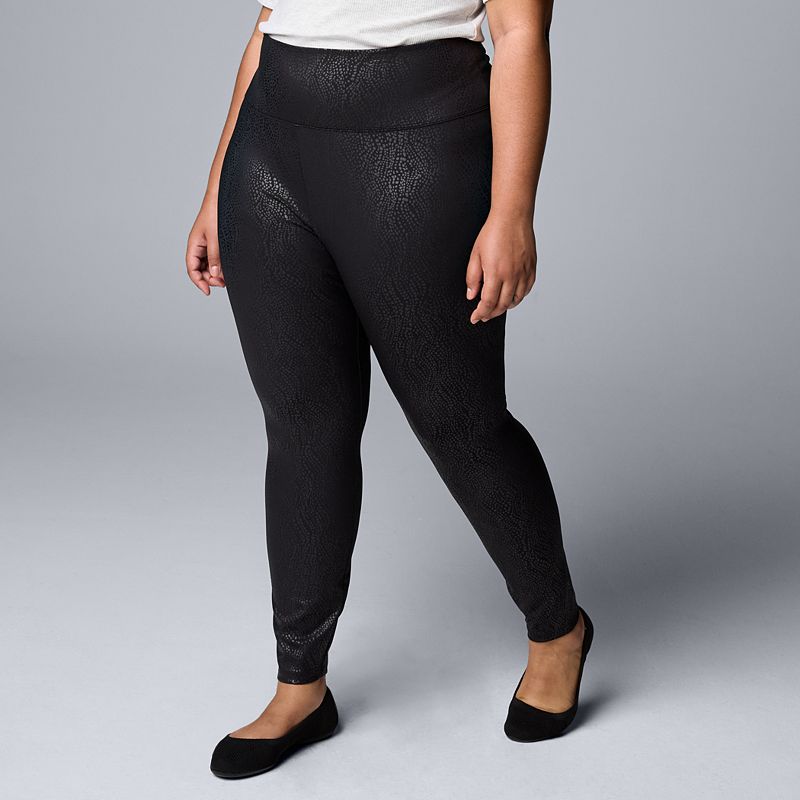 Kohls leather clearance leggings