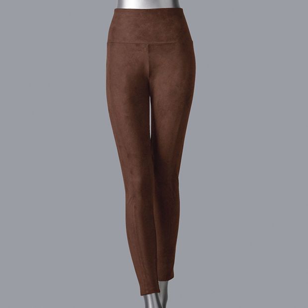 Suede leggings - Woman