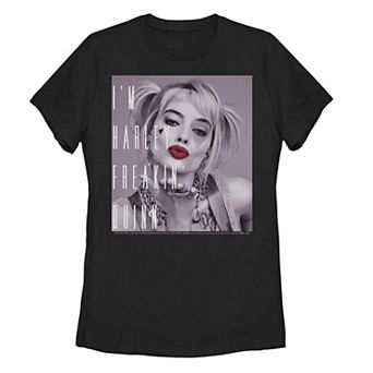 Juniors' Harley Quinn: Birds Of Prey "I'm Harley Freakin' Quinn" Tee