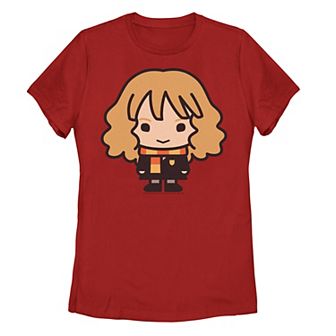 Juniors' Harry Potter Hermione Granger Cute Cartoon Style Portrait Tee