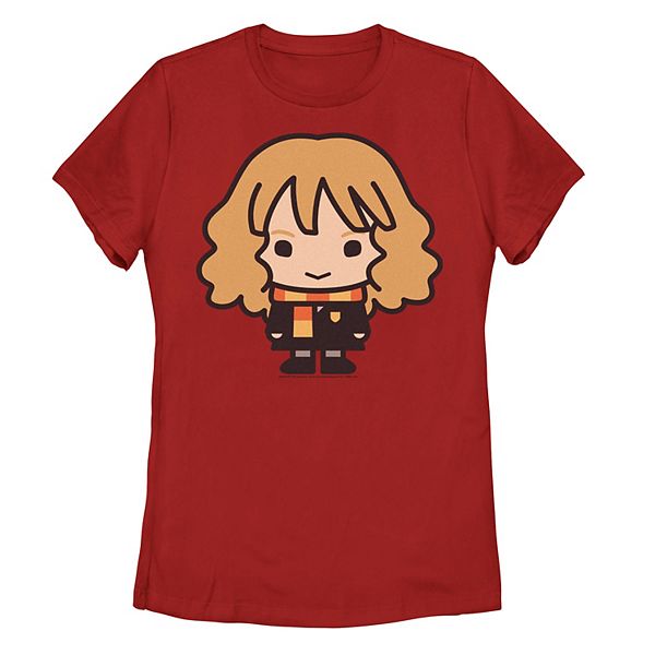 Juniors' Harry Potter Hermione Granger Cute Cartoon Style Portrait Tee