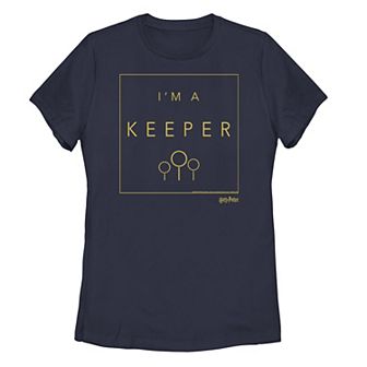 Juniors' Harry Potter Quidditch I'm A Keeper Tee