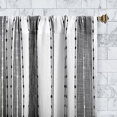 Archaeo Slub Texture Stripe Kitchen Curtain Valance