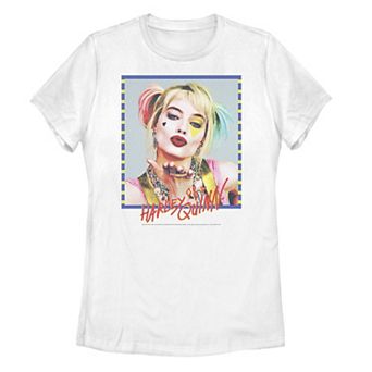 Juniors' Harley Quinn: Birds Of Prey Harley Head Tee