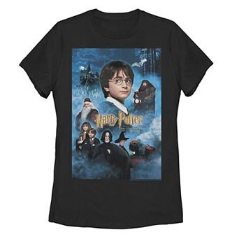 Juniors' Harry Potter And The Philosopher's Stone Poster Tee