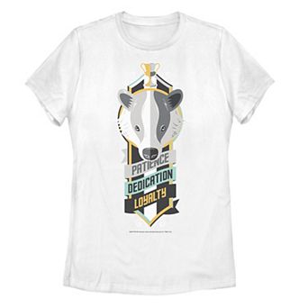 Juniors' Harry Potter Hufflepuff House "Patience, Dedication, Loyalty" Tee