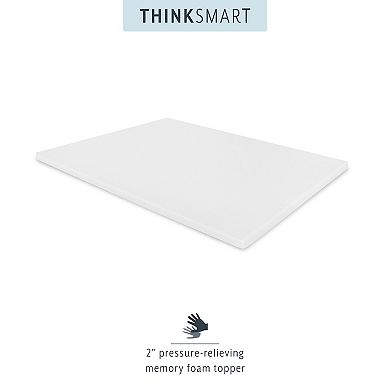 Sensorpedic Thinksmart Bedding Essentials Bundle With Mattress Topper, Memory Foam Pillow, & Mattress Protector