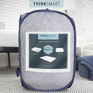 Sensorpedic Thinksmart Bedding Essentials Bundle With Mattress Topper, Memory Foam Pillow, & Mattress Protector