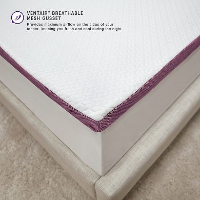 Sensorpedic 2" Advanced Cool Transcend Memory Foam Bed Topper