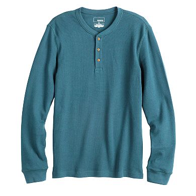 Men's Sonoma Goods For Life® Thermal Henley in Regular and Slim Fit