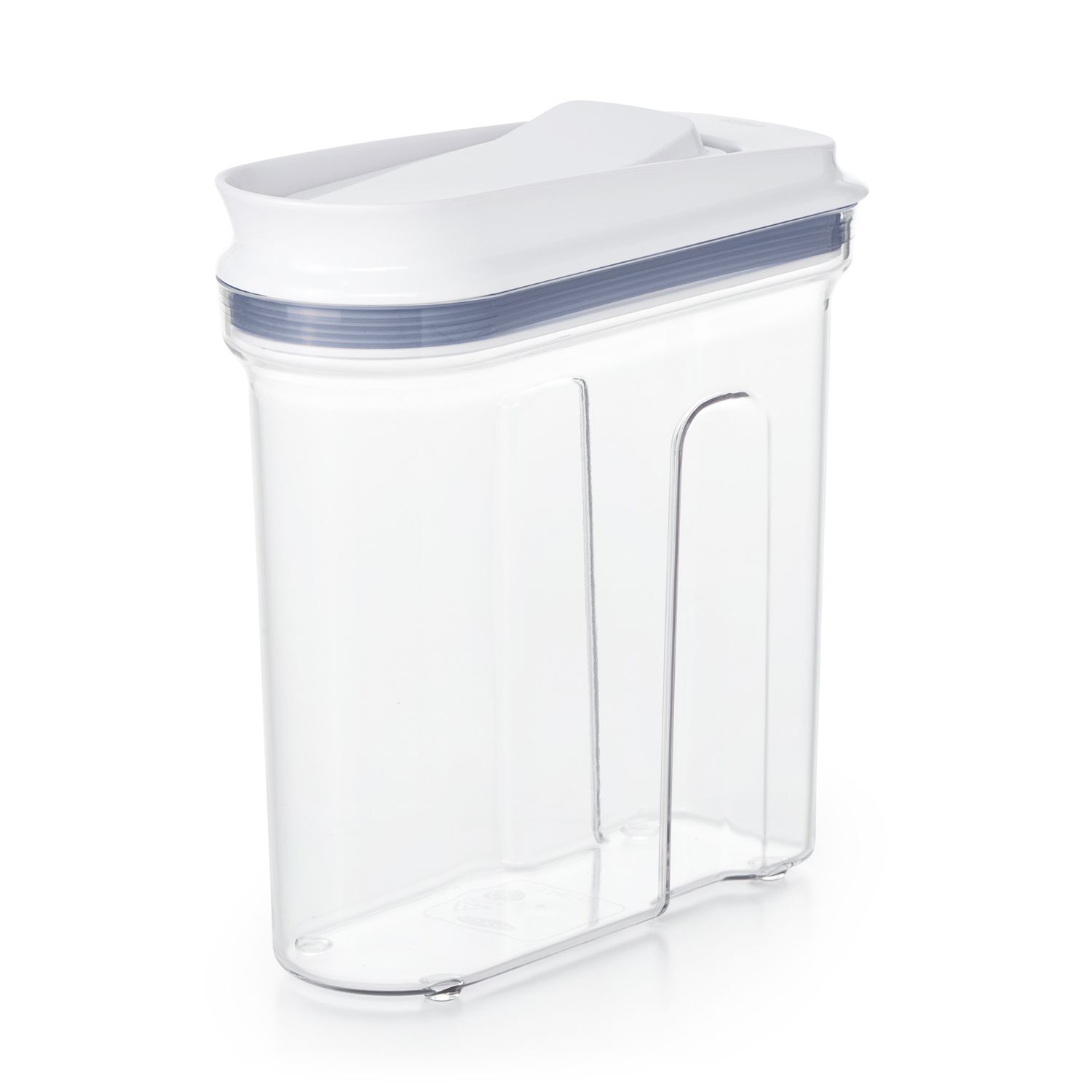 OXO Pop 1.2qt Plastic Slim Rectangle Airtight Food Storage Container White